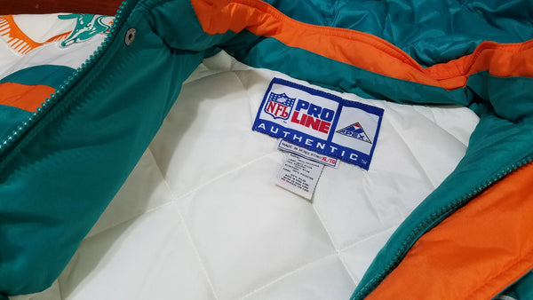 MENS - vtg Miami Dolphins Apex jacket sz XL
