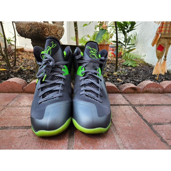 Nike Lebron 9 IX Dunkman Size 11 Dark Grey Volt King James Basketball 469764 006