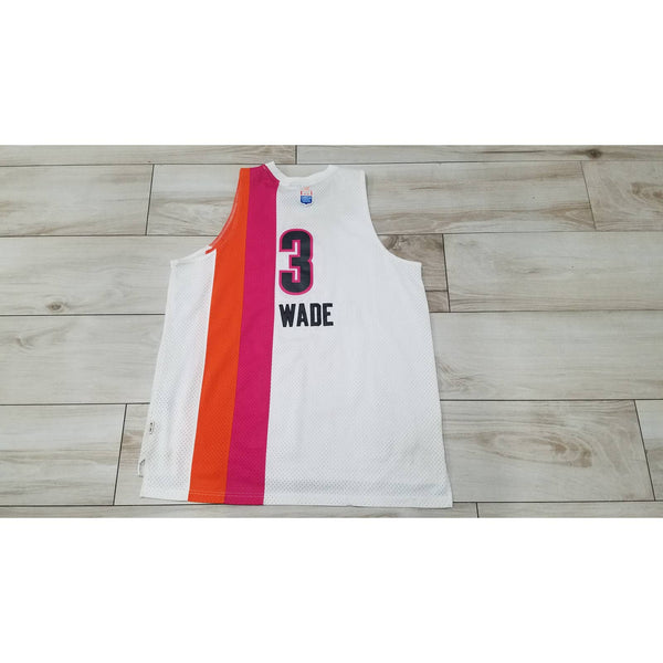 Mens Reebok Miami Heat Dwyane Wade Floridian NBA Basketball jersey XXL