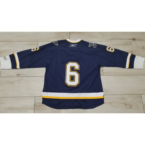 Men's St. Louis Blues NHL Hockey jersey 6 Reebok brand 2XL