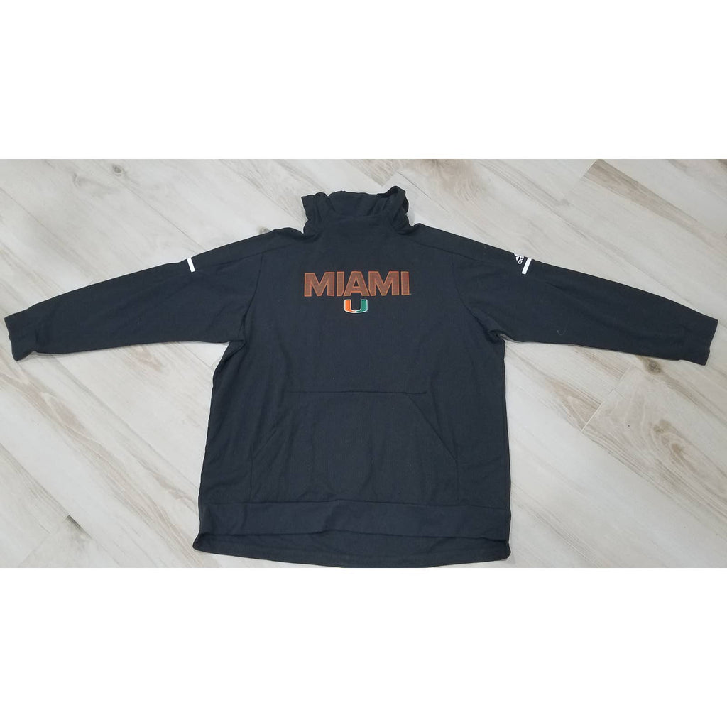 Mens vintage Miami Hurricanes hoodie jacket