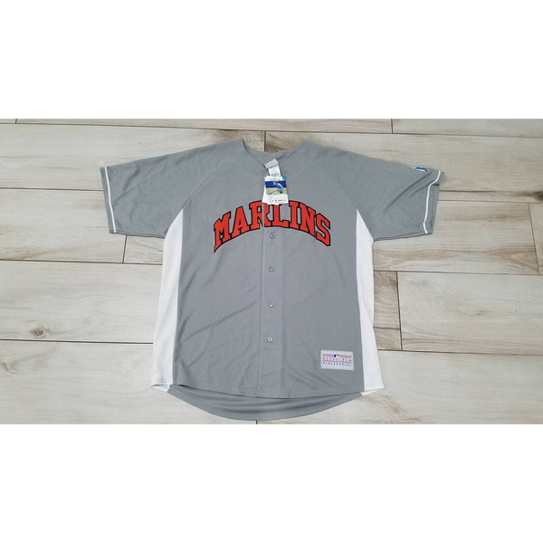 Men's Majestic Miami Marlins MLB Baseball jersey old logo size XL