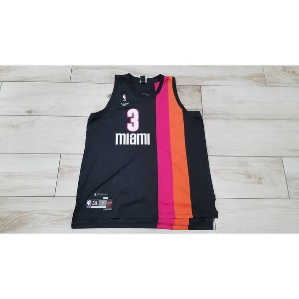 Men's Reebok Miami Heat Dwyane Wade Floridian NBA Basketball jersey