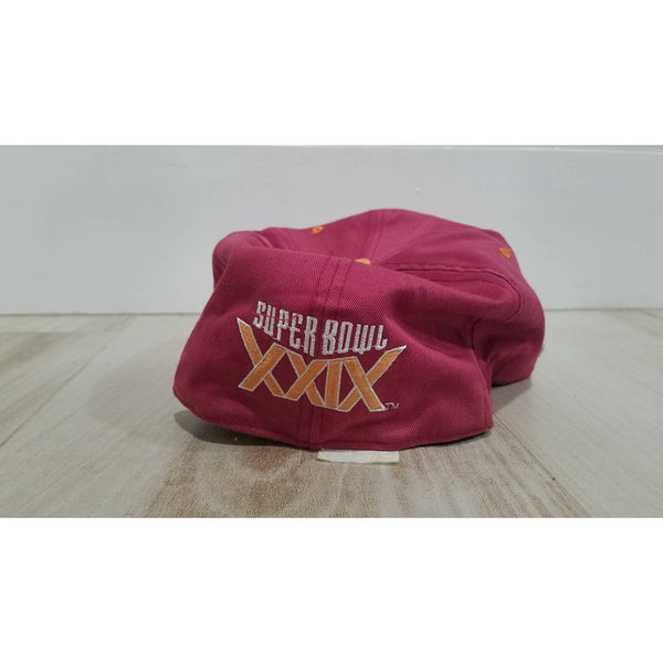 Men's Vintage SUPER BOWL XXIX Stretch Cap Hat 1995 49ers Chargers Miami