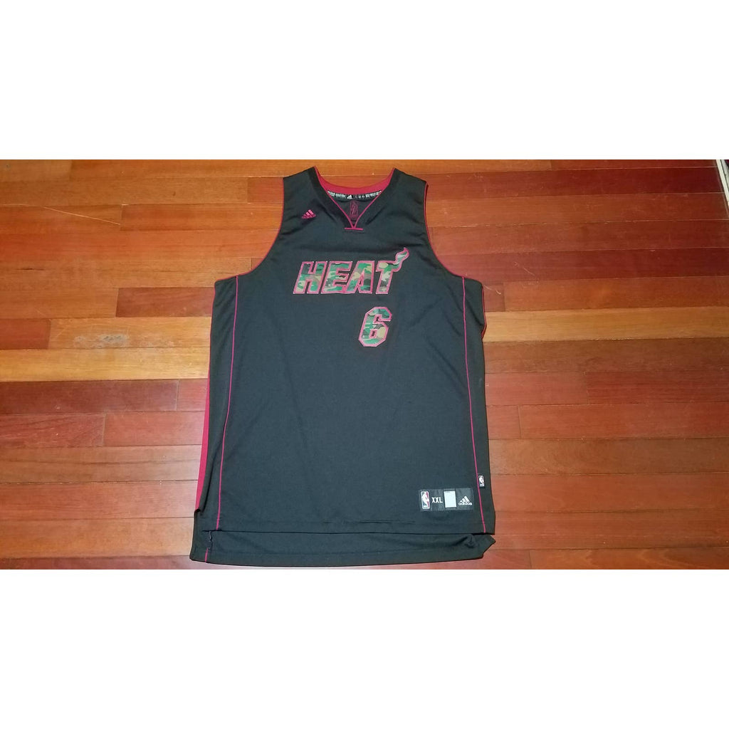 Men's adidas Miami Heat Lebron James Camo NBA Basketball jersey