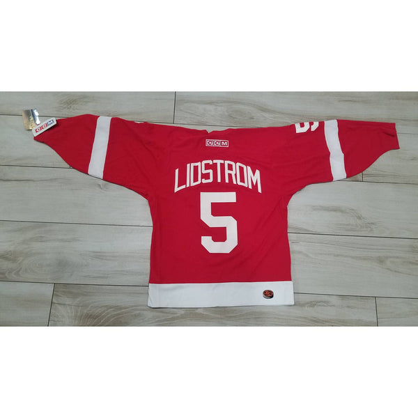 NEW Men's Reebok Detroit Red Wings Nicklas Lidstrom NHL Hockey jersey