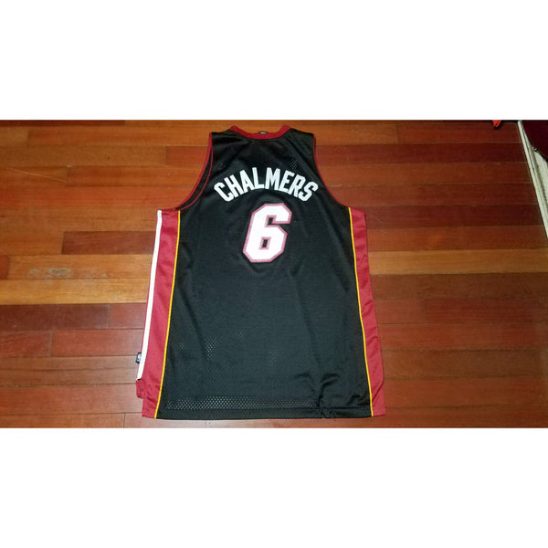 Men's Adidas Miami Heat Mario Chalmers NBA Basketball jersey