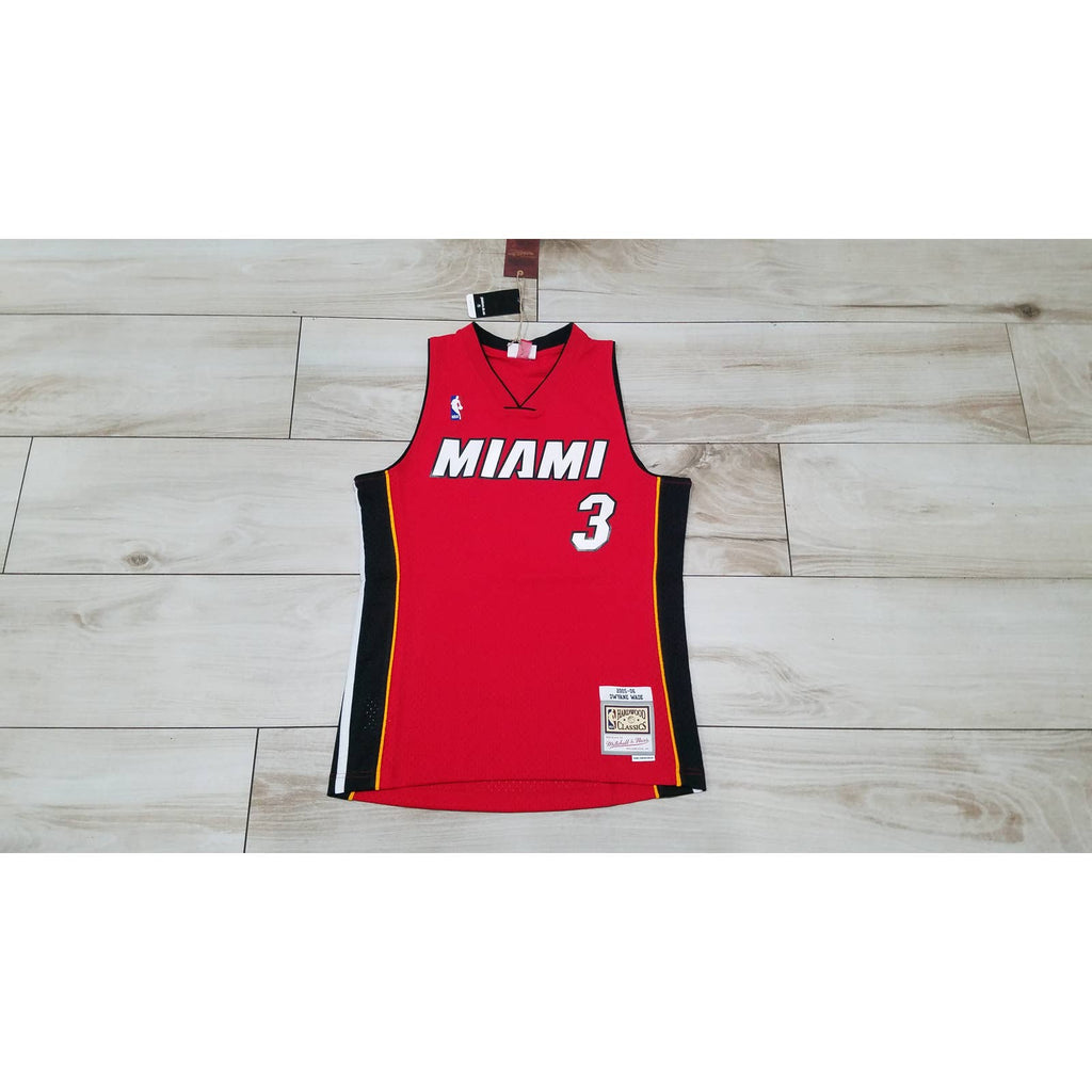 Men's Mitchell & Ness Miami Heat Dwyane Wade NBA Basketball jersey