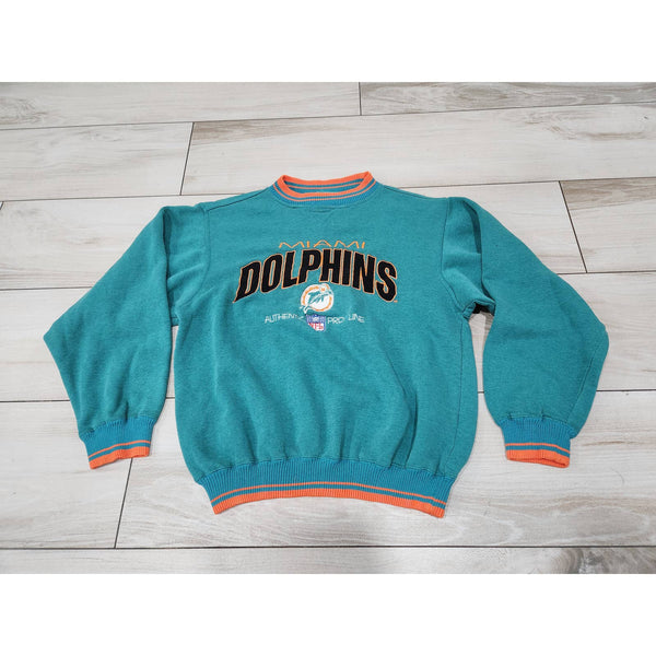 Vintage Logo Athetic Sweatshirt Size Medium NFL Miami Dolphins crewneck