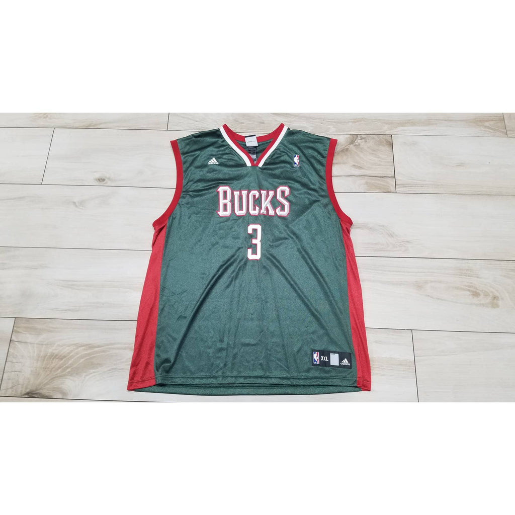 Men's Adidas Milwaukee Bucks Brandon Jennings NBA Basketball jersey