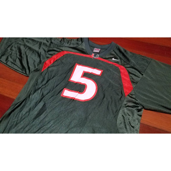 vtg Mens University of Miami Hurricanes football jersey