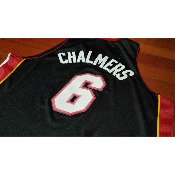 Men's Adidas Miami Heat Mario Chalmers NBA Basketball jersey