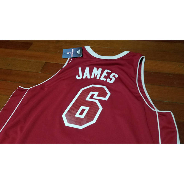 NEW adidas Miami Heat Lebron James NBA Basketball jersey Christmas XMAS RARE