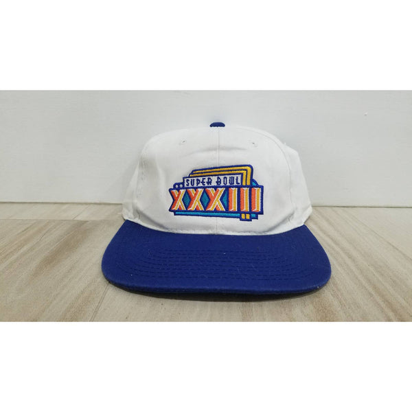 Super Bowl XXXIII Snapback Ball Cap Hat Broncos falcons Miami 90s Vtg