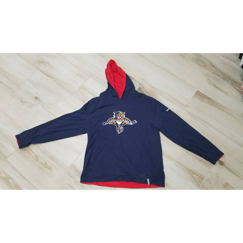 Mens vintage Florida Panthers NHL reversible hoodie