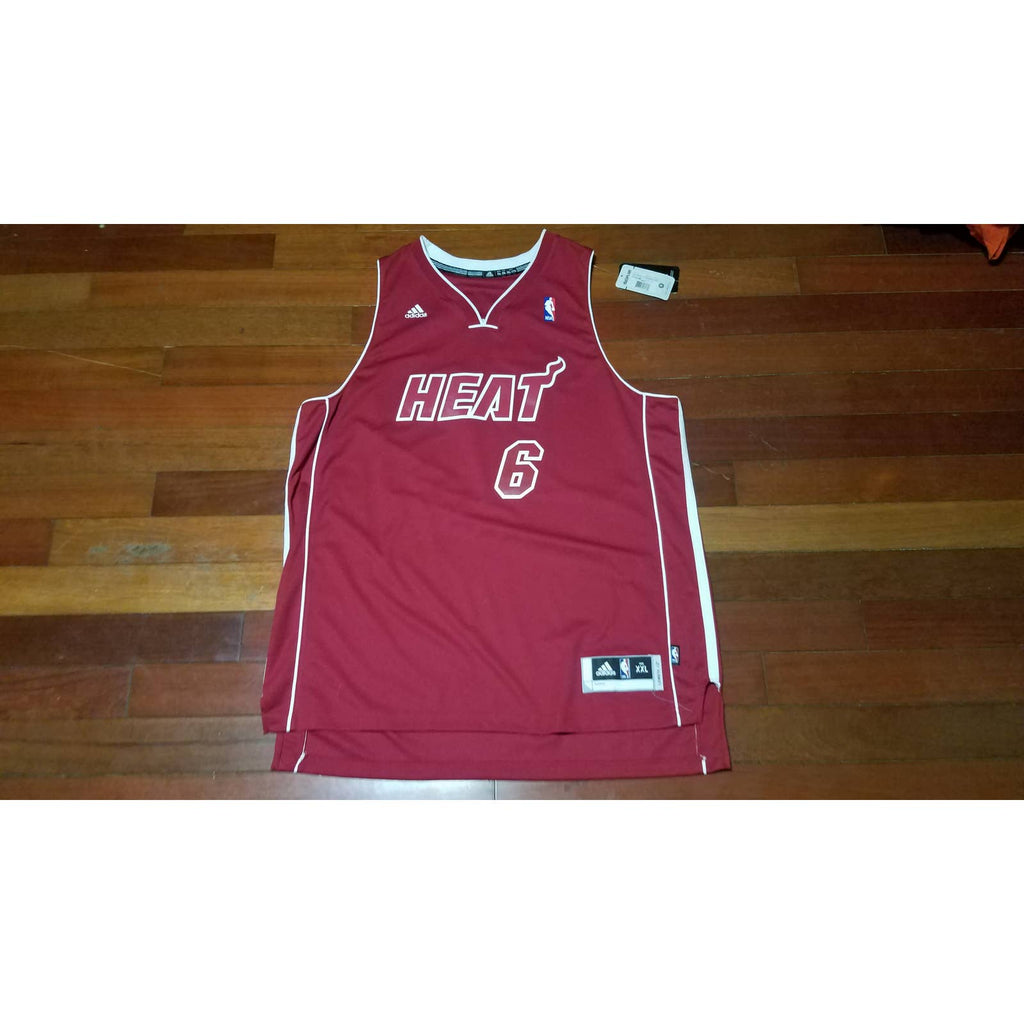 NEW adidas Miami Heat Lebron James NBA Basketball jersey Christmas XMAS RARE