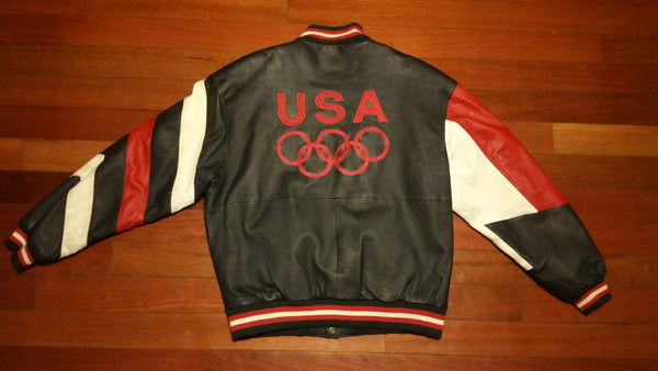 MENS - Worn vtg Olympics USA jacket sz L
