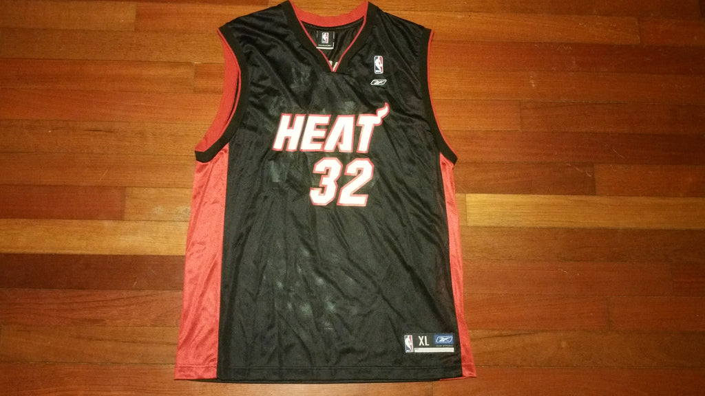 MENS - Worn Reebok Miami Heat Shaq jersey sz XL