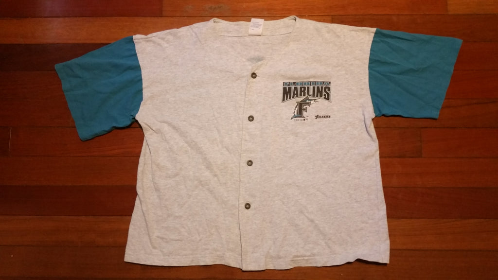 LARGE - vtg "FL Marlins" tee jersey