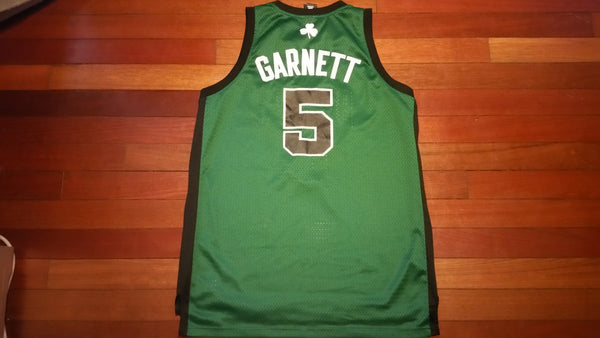 MENS - worn NBA Boston Celtics Garnett Jersey sz XL