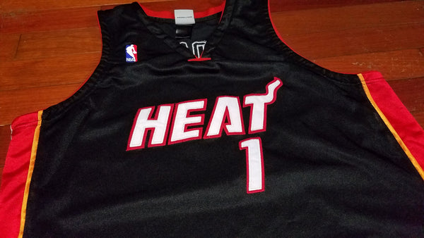 MENS - Worn Miami Heat C. Bosh jersey sz 54