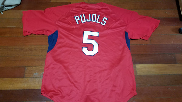 MENS - Worn St. Louis Cardinals Pujols jersey sz L