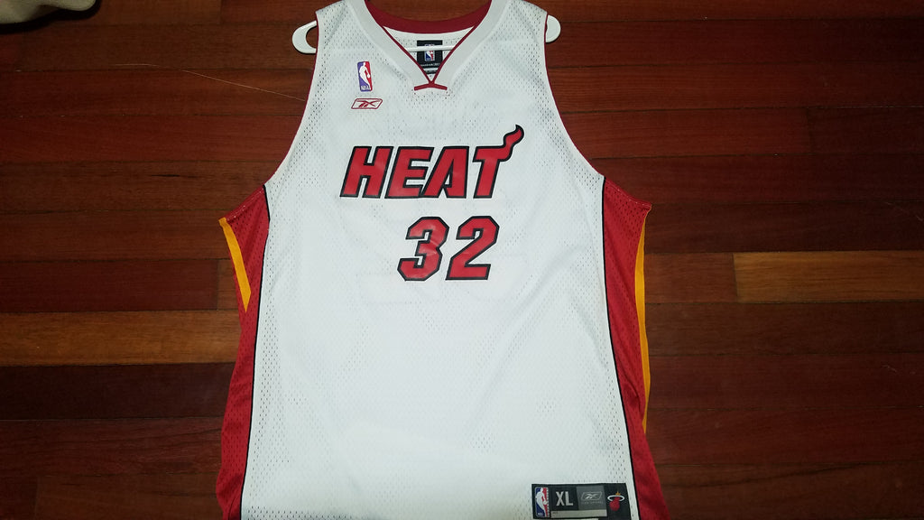 MENS - Worn Reebok Miami Heat SHAQ jersey sz XL