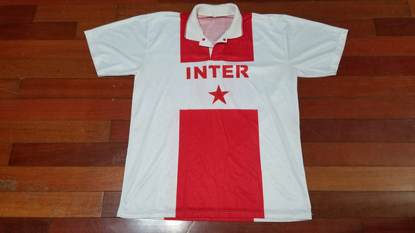 MENS - Worn Vintage Inter soccer jersey sz 36