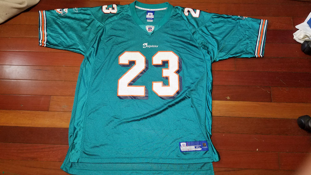 MENS - Worn Miami Dolphins Ronnie Brown jersey sz XL