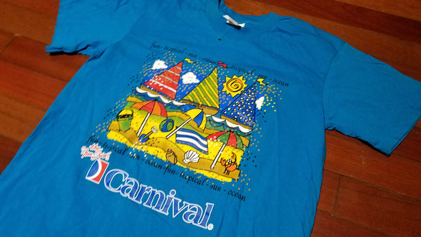 LARGE - NWOT vtg Carnival cruises shirt