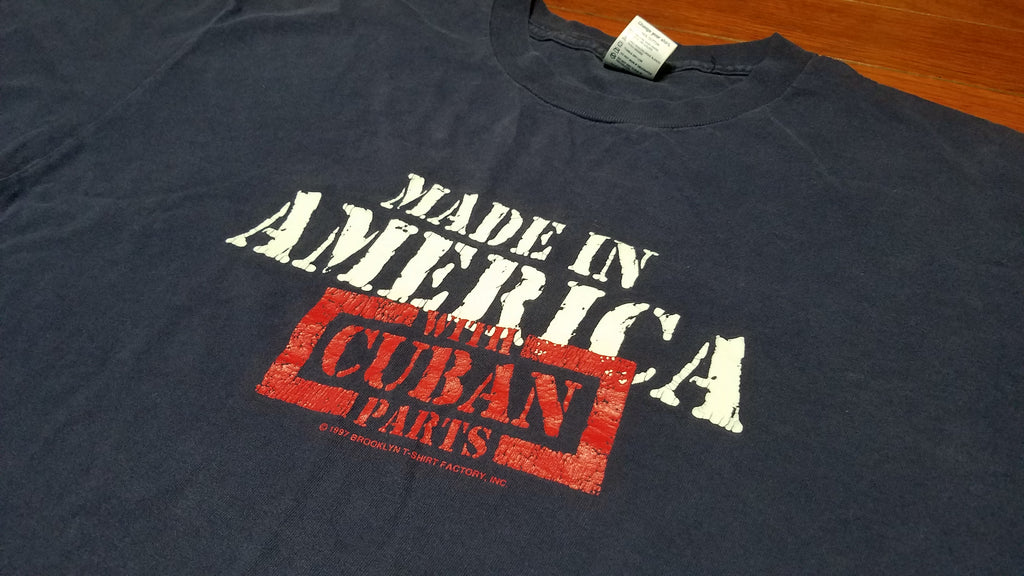 2XL - vtg Made in america with cuban parts shirt