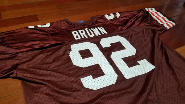 MENS - Worn Cleveland Browns football jersey sz 48