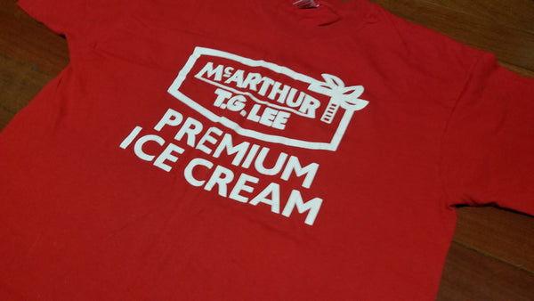 XL - vtg McArthur TG LEE ice ceam shirt