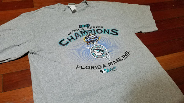 LARGE - vtg Florida Marlins 2003 WS shirt