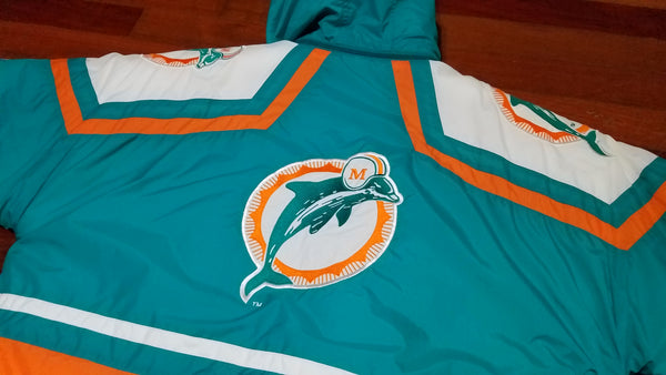 MENS - vtg Miami Dolphins Apex jacket sz XL