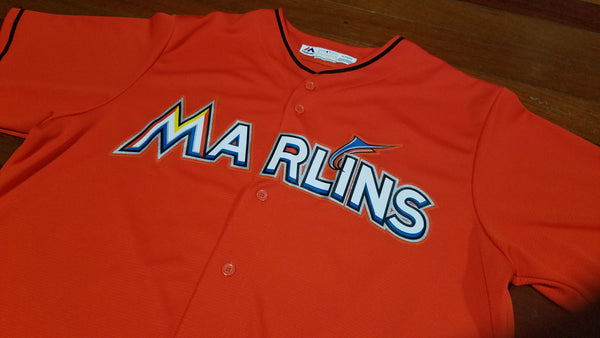 MENS - Worn Miami Marlins Baseball jersey sz XL