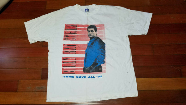 LARGE - vtg Billy Ray Cyrus rock tour tee