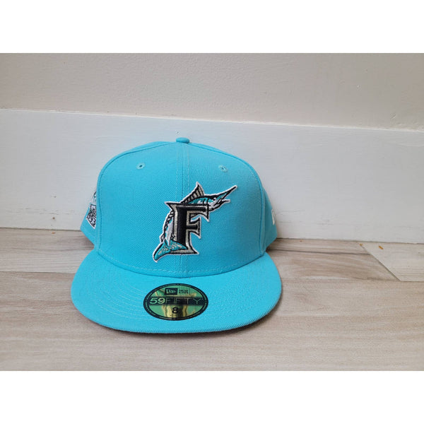 Brand new Florida Marlins fitted cotton candy pack 1993 patch