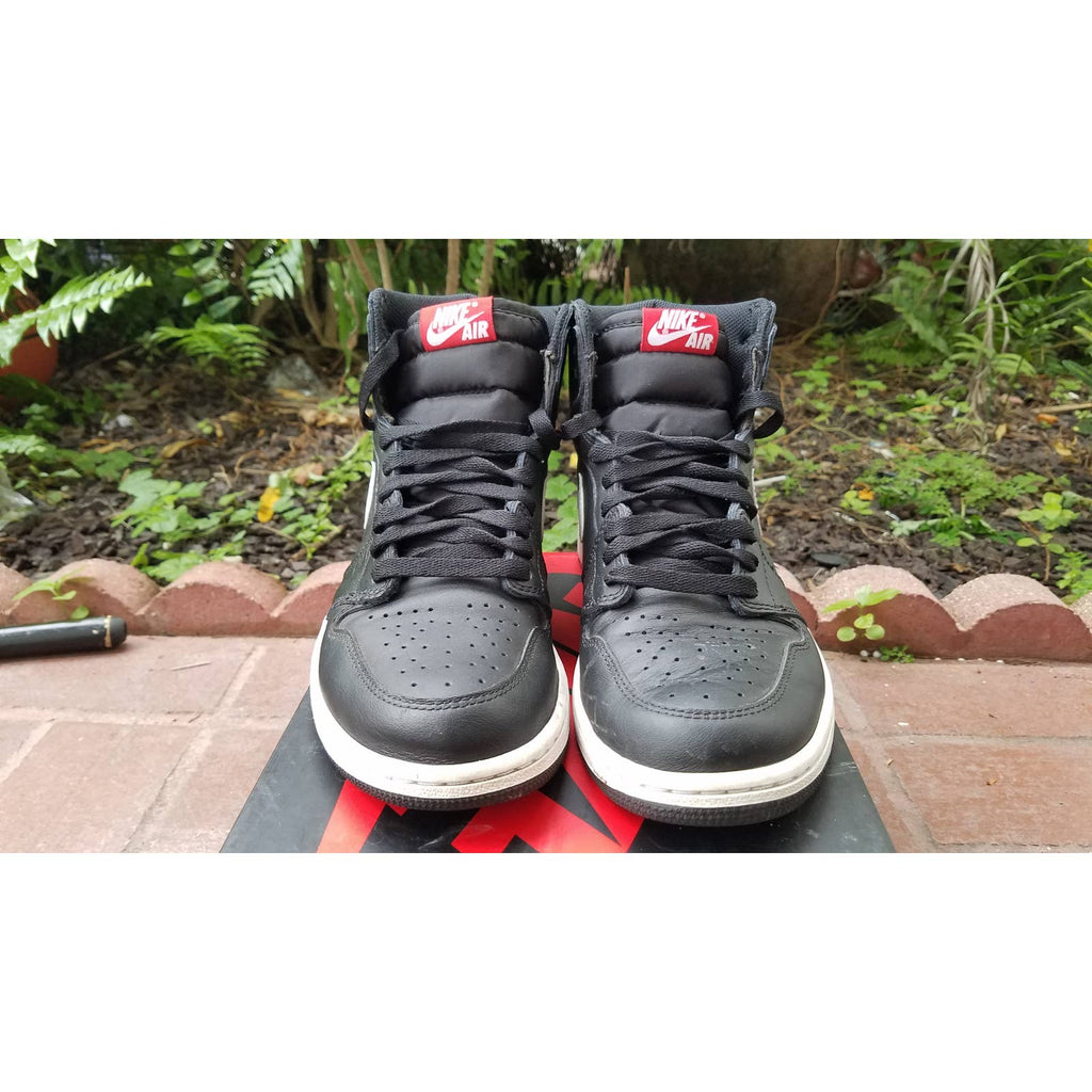 Nike Air Jordan 1 High Yin Yang Black White Mens Size 8.5 Sneakers 555088-011